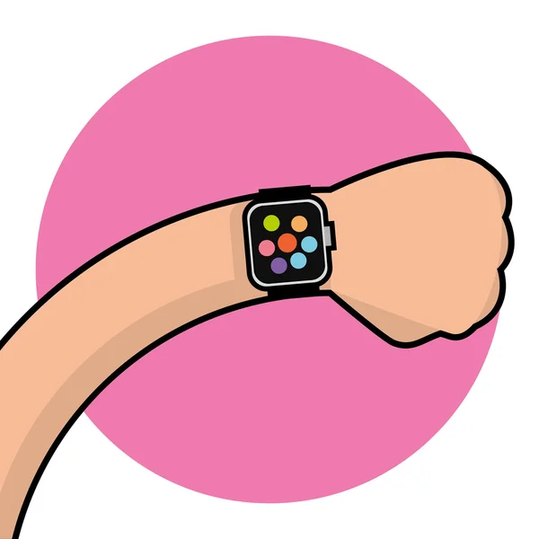 Icono reloj inteligente — Vector de stock