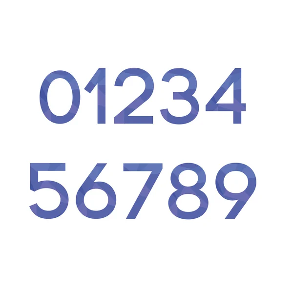 Типографічний набір чисел — стоковий вектор