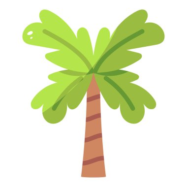 İzole edilmiş palmiye ağacı simgesi