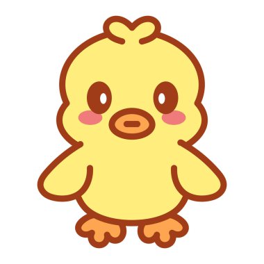 İzole ördek yavrusu simgesi