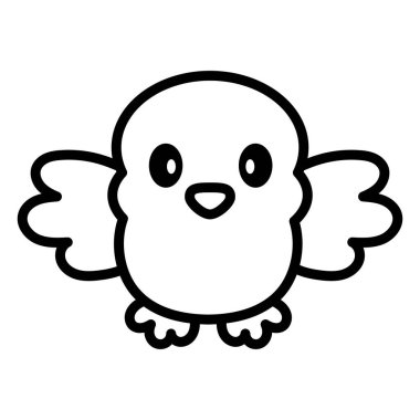 İzole güvercin simgesi