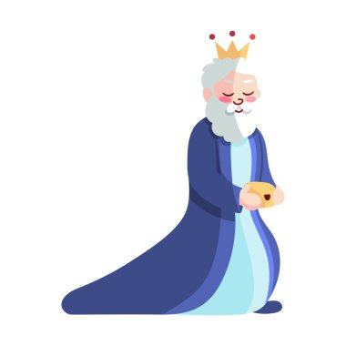 İzole edilmiş bilge adam simgesi