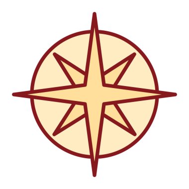 İzole edilmiş Belen yıldız simgesi