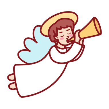 İzole edilmiş melek simgesi