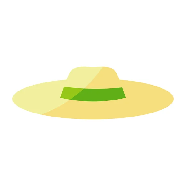 Icono de sombrero aislado — Vector de stock