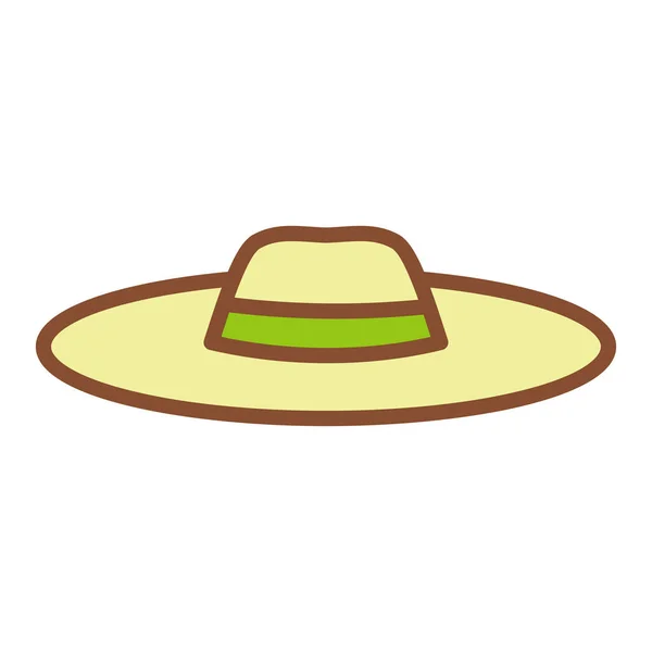 İzole şapka simgesi — Stok Vektör