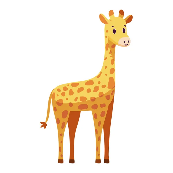 Isolated cartoon of a giraffe — Stock Vector