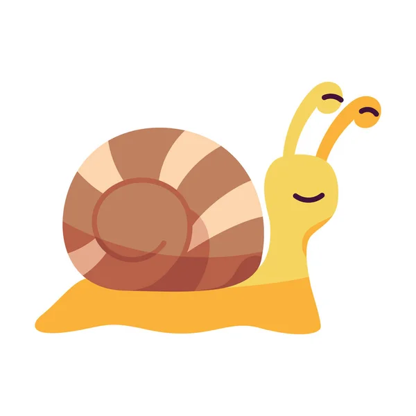 Isolated cartoon of a snail — Stock Vector