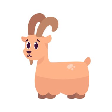 Ayrı bir keçi karikatürü.