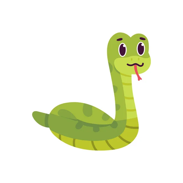 Caricature isolée d'un serpent — Image vectorielle