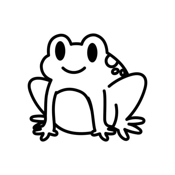 Isolated cartoon of a toad — Stock Vector