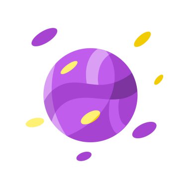 İzole gezegen simgesi