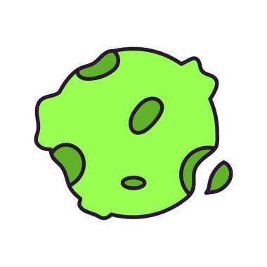 İzole edilmiş asteroit simgesi