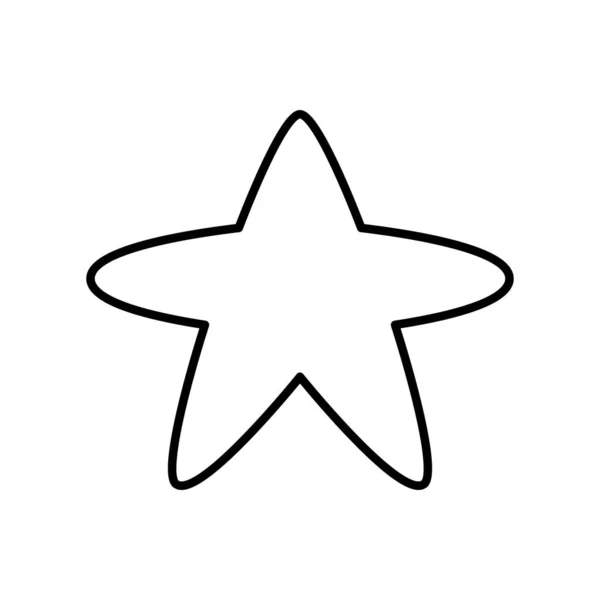 Isolated icon of a star — Stock Vector