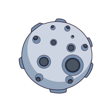 Ayın izole edilmiş simgesi