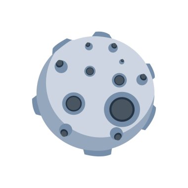 Ayın izole edilmiş simgesi