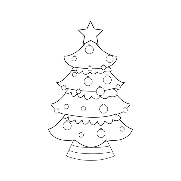 stock vector Isolated christmas tree