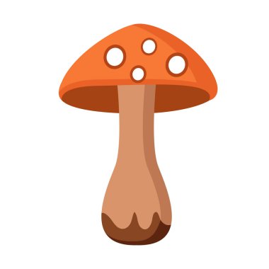 İzole edilmiş mantar simgesi