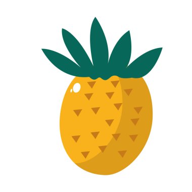 İzole edilmiş ananas simgesi