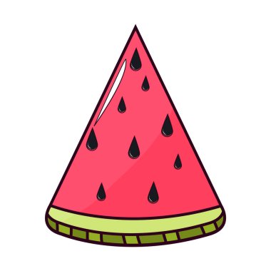 İzole edilmiş karpuz simgesi