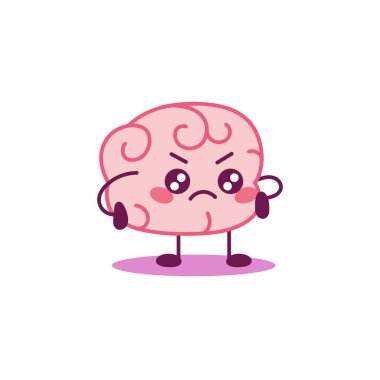 İzole edilmiş öfkeli beyin.