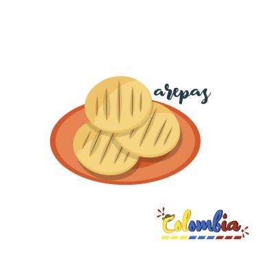 Kolombiya arepas plakası