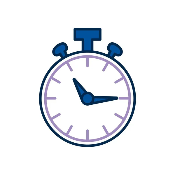 Isolated chronometer icon Sport timer Timekeeper — Stock Vector