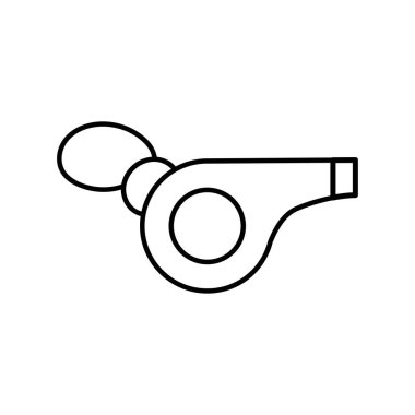 Islık simgesi. Hakem ekipmanları