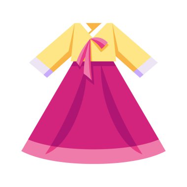 İzole edilmiş Güney Koreli kadınlar için geleneksel kıyafetler