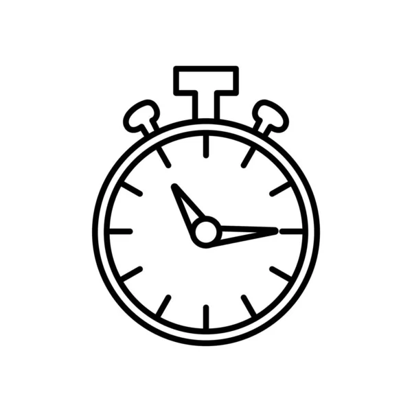 Izolowany chronometr ikona Sport timer Timekeeper — Wektor stockowy