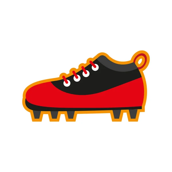 Icono de zapato de fútbol americano aislado — Vector de stock