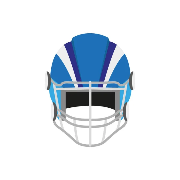 Geïsoleerde Amerikaanse voetbal helm pictogram — Stockvector