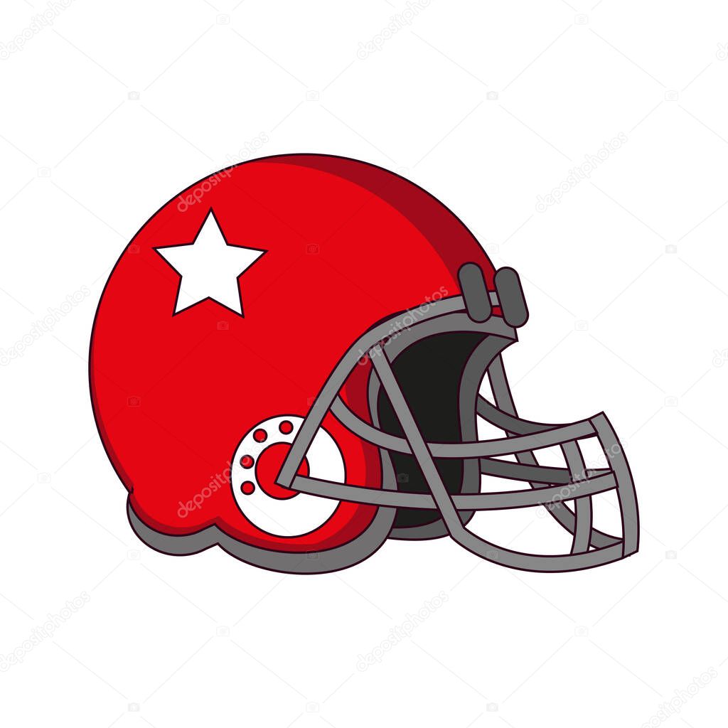 Icono de casco de fútbol americano aislado Vector de stock por  ©Illustratiostock 470215758, image size:1024x1024