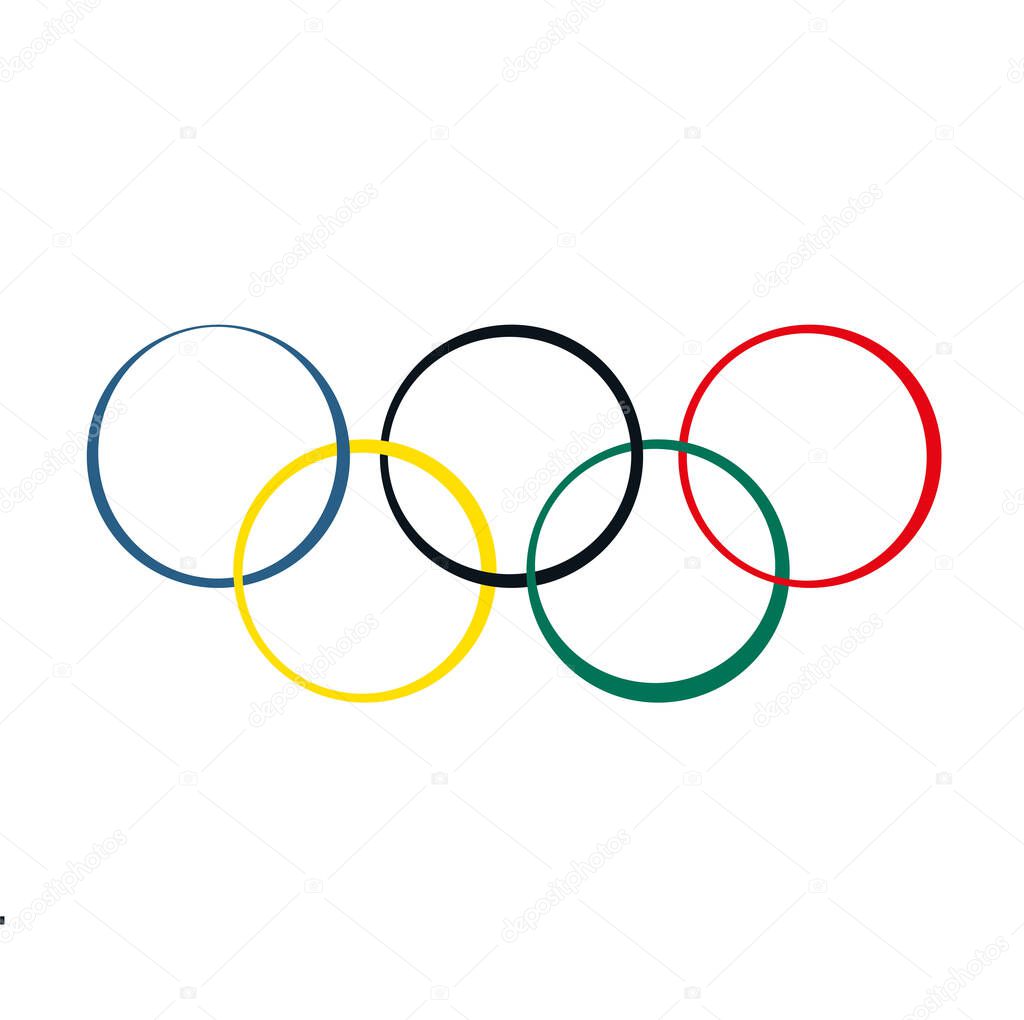 Isolated olympic logo