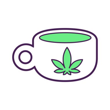 Ayrı bir fincan bitki çayı ikonu.