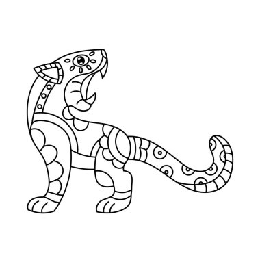 Panter Meksika kültüründen Alebrije