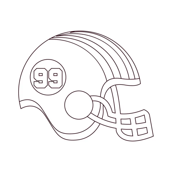 Casco De Fútbol Americano Blanco - Gráficos vectoriales gratis en