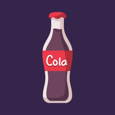 Ayrı bir şişe soda ikonu.