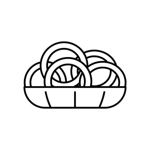 Isolato scatola di pretzel icona — Vettoriale Stock