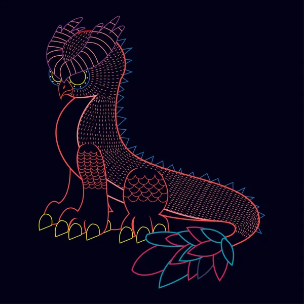 Ізольований мексиканський дракон персонаж — стоковий вектор