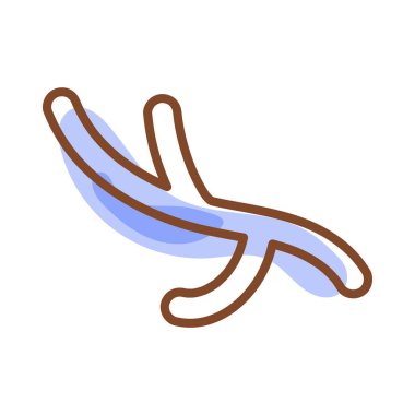 İzole edilmiş tatlı yosun çizimi. Deniz yaşamı