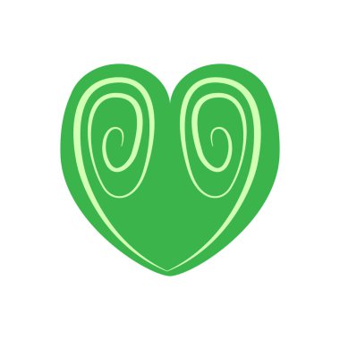 Renkli kalp şekli ikonu Sevgililer Günü sembolü