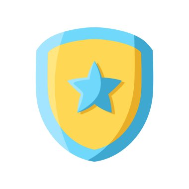 İzole edilmiş boş spor kalkanı simgesi