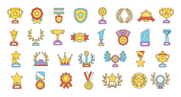 Набор трофеев и медалей