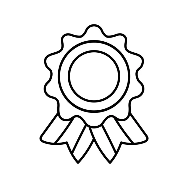 Isolerad medalj ikon Första plats — Stock vektor