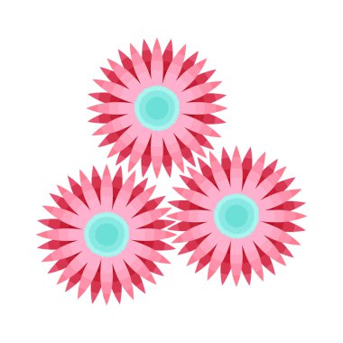 Aquarelle tekniğinde yalıtkan çiçek