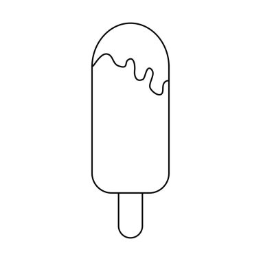 Tahta çubuklu limonlu buzlu dondurma.