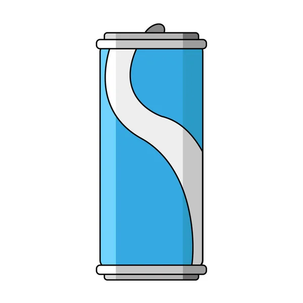 Isolated aluminium can of soda — Stock Vector