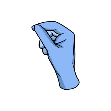 İzole edilmiş el işaret dili yapıyor.