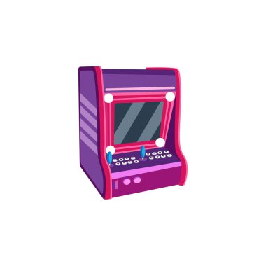 Kumanda kolu ve ekran ile izole edilmiş oyun salonu